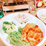 ...🥗🥗🥗🥗🥗🥗🥗🥗🥗🥗🥗🥗🥗🥗🥗..  楽弁 (角型・丸型).🥗🥗🥗🥗🥗🥗🥗🥗🥗🥗🥗🥗🥗🥗🥗...ヨシケイさんのメニューを、ワンプレートに盛り付けしまし…のInstagram画像