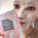 朝には化粧下地効果も👍💓﻿ミルクエキスで1日中ぷるもちの白玉肌へ❣️⤴️﻿﻿#G9ホワイトホイッピングマスク﻿(G9 SKIN WHITE WHIPPING MASK﻿【定価】﻿…のInstagram画像