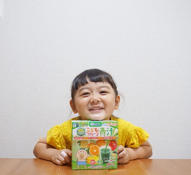 口コミ投稿：.@sukusukunoppokun 様の子供フルーツ青汁をお試しさせてもらいました❁.もともとひな…
