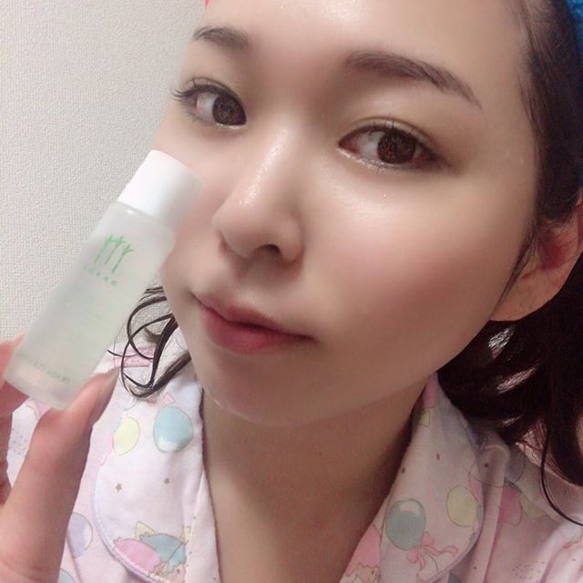 口コミ投稿：@mutenka_okada 様のさとうきびスクワラン100%の岡田クレンジング2回目の投稿(꒪˙꒳˙…