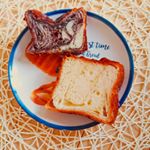 八天堂様から  とろける食パン🍞✨ 二斤入っておりました🍞🌿 パンがホント大好きで良く食べるのですが、八天堂様の  食パン…柔らかくてフワフワで、スイーツみたい💗 生食パン流行ってますが、クセにな…のInstagram画像