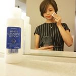 今マツエクしてるからいつもと違うクレンジング使ってるよ✨マツエクしててもOKのピュアヴィヴィホワイトクレンジングローションが楽すぎる！✨ 軽く拭き取るだけでメイクオフできてそのまま保湿もされる…のInstagram画像