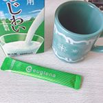 #ユーグレナ #euglena #緑汁 #健康食 #スーパーフード #monipla #euglena_fan抹茶みたいな味でとってもおいしい！牛乳で混ぜて抹茶ミルクみたいにして、毎日飲ん…のInstagram画像