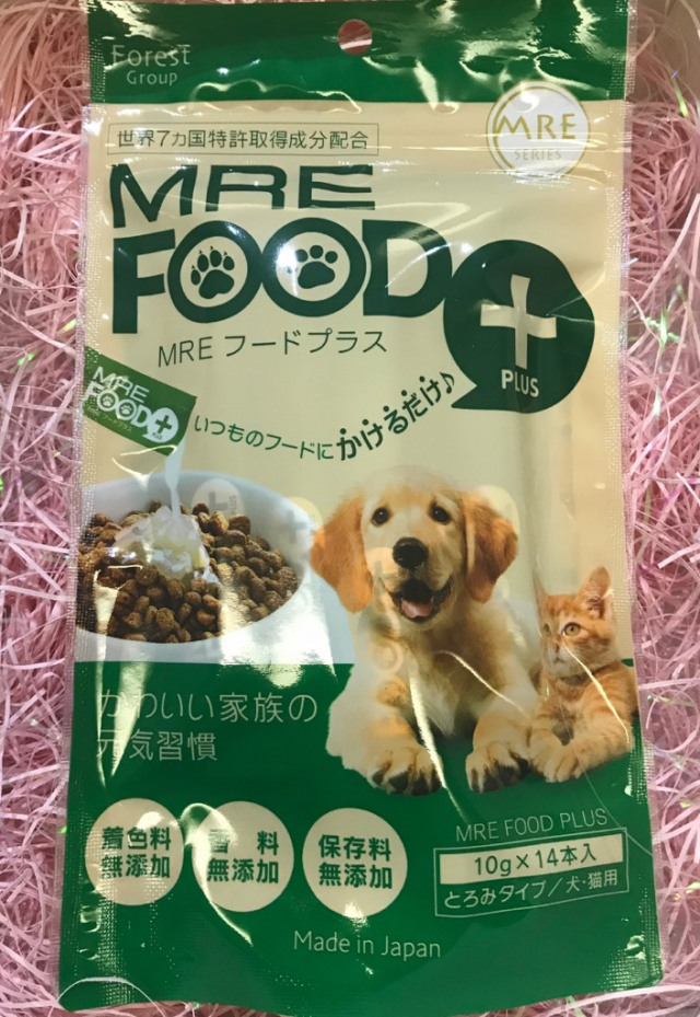 口コミ：☆愛犬・愛猫用健康サポートジュレ  「 MRE FOOD+ 」☆の画像（1枚目）