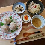 #モニプラ #ごと㈱ のごといもポタージュ  #モニター 2度目のアップです😀お題は、#朝食 🍴今日は #和朝食 に合わせました。1パックを2人で分けて、カラフルペパーをパラリと。少し…のInstagram画像