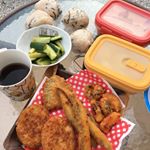 #liberalista #リベラリスタ #保存容器 #タッパー弁当 #作りおき #monipla #risu_fanお庭ご飯です😊これ、すごく便利なタッパー！蓋も種類があって使い分け…のInstagram画像