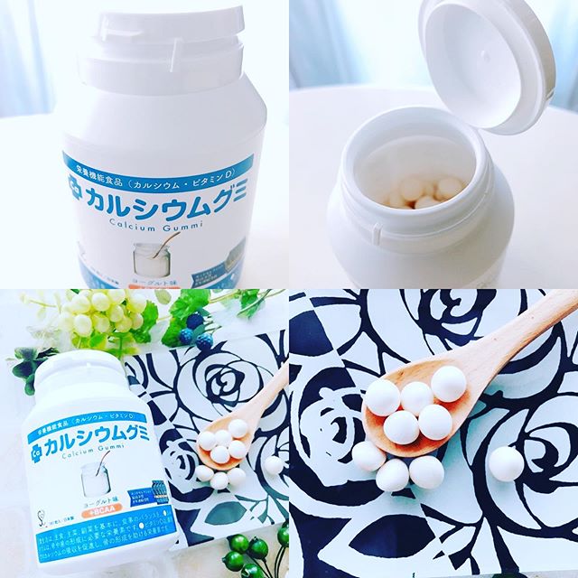 口コミ投稿：カルシウムグミヨーグルト味なのでお菓子のように食べちゃってます。1日6グミでいい…