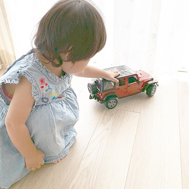 口コミ投稿：❤︎ㅤㅤㅤㅤㅤㅤㅤㅤㅤㅤㅤㅤㅤ乗り物大好きな娘のおもちゃに、新たにjeepが仲間入り♡…