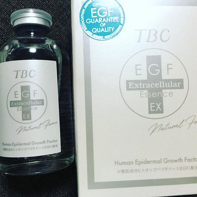 口コミ投稿：TBC EGF エクストラエッセンスEXをお試し。使用して肌が変わるのかが、とても楽しみ…