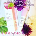 ホリカホリカ　レスオンスキン　シカバームをお試しさせて頂きました。﻿﻿﻿HolikaHolika(@holikaholika_official)﻿レスオンスキンシカバーム﻿﻿敏…のInstagram画像