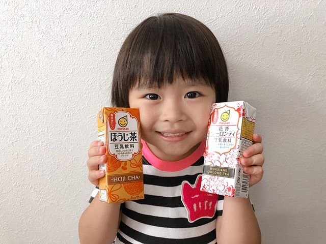 口コミ投稿：.娘が喜んで飲んでいる豆乳ドリンク🥤マルサン 豆乳飲料〝花香ウーロンティ〟と〝ほう…