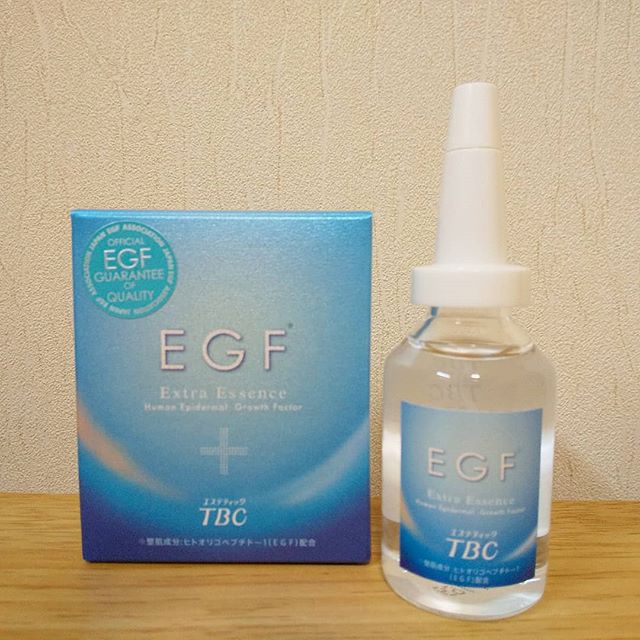 口コミ投稿：TBC EGF エクストラエッセンスをお試しさせていただきました。年齢と共に減少するEGF…