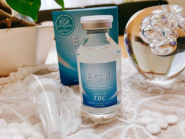 口コミ投稿：あの有名なエステサロンのTBC様のEGFエクストラエッセンスを洗顔後に使用し始めまし…