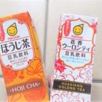 2019年９月21日に発売したばかりの「豆乳飲料 花香（ファンシャン）ウーロンティ」と「豆乳飲料 ほうじ茶」飲んでみましたよ＾＾＊ 「豆乳飲料 花香ウーロンティ」は、ウーロン茶と豆乳の今までに…のInstagram画像