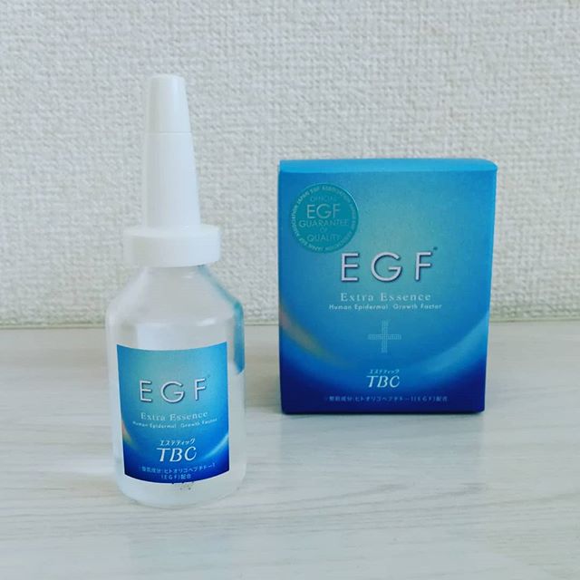 口コミ投稿：毎日、朝、夜と使用しています。TBC EGF エクストラエッセンスニキビ跡に悩んでた時…