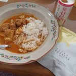 お昼ご飯はカレーにしました～🍛 イエローカレー 甘酒と供に🎵栄養が偏りがちなのでBITEKINOUVEAU(美的ヌーボ)で補っています♥️妊活から産後までを助けてくれるサプリメント(о´∀`о…のInstagram画像