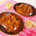 ＼11月5日㈫の晩ご飯♡／﻿﻿﻿﻿﻿﻿﻿﻿❁•┈┈┈┈•✼•┈┈┈┈•❁•┈┈┈┈•✼•┈┈┈┈•❁﻿﻿﻿﻿﻿﻿﻿﻿☆ビーフシチュー﻿☆スクランブルエッグ(卵＆ツナ…のInstagram画像