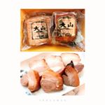 【大山ハム/焼豚セット】をお試し✨ 『みそ焼豚』200g特製味噌ダレに漬け込まれているので、とても風味が豊か。味噌は信州味噌を使用しており、味がしっかりしているのでおつまみにもぴったり♫ 『ばら焼…のInstagram画像