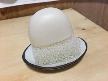 口コミ：米麹まるごと練り込んだ洗顔石けんの洗浄力の画像（2枚目）