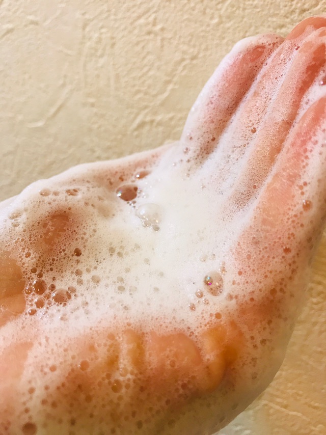 口コミ：手作り洗顔石鹸クイーンオブソープ　ラベンダーハニーの画像（4枚目）
