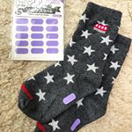 ..くつしたのおなまえつけ&目印ラベルソックスラベルラベンダー（9足分）..靴下って、名前書きにくいですよね💦このラベルなら、名前を書いてアイロンで簡単につけること…のInstagram画像