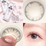 ☽⋆゜ハーフカラコンデビューにおすすめ﻿﻿LILMOON 1DAY﻿﻿透き通るような透明感👀﻿自然に色素の薄い瞳に魅せてくれる透け感のある、﻿瞳に馴染む絶妙なグラデーション。﻿…のInstagram画像