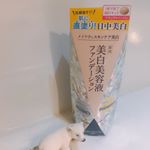 ダイレクトホワイトdeW 美白ファンデーションをお試しさせていただきました♡こちらの商品で一番魅力に感じたのはなんと言っても洗顔後これ1本でベースメイクまで完了すること！美容保湿成分も…のInstagram画像