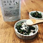 すりごま感覚でほうれん草の胡麻和えにかけてみた🤗クセがないから食べやすい❗️何にかけてもいいから、毎日続けやすいです😊お肌の調子も良くなりました♡....#ハトムギエキス #美…のInstagram画像