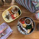 .. ⁎白身魚のバター醤油　弁当.⁎真鯛のあら炊き　⁎糸こんのきんぴら　⁎塩ちゃんこ鍋　⁎ブロッコリーのソテー. .最近は卵焼きを卵１つでひと巻きで作ることが多いのですが、…のInstagram画像