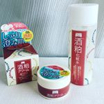 熊本県河津酒造の酒粕を使用！酒粕化粧水＆酒粕クリーム♡プチプラと思えないほどしっとり潤う ^^) 酒粕の香りがふわーと優しくするのもなんか好きっ！使ってみると、ほんの2～3日で、あ！これは、丁寧に作ら…のInstagram画像