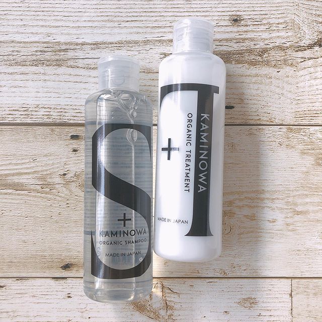 口コミ投稿：.KAMINOWA オーガニックシャンプー&トリートメント♡.内容量：各200ml.2月に新発売の…
