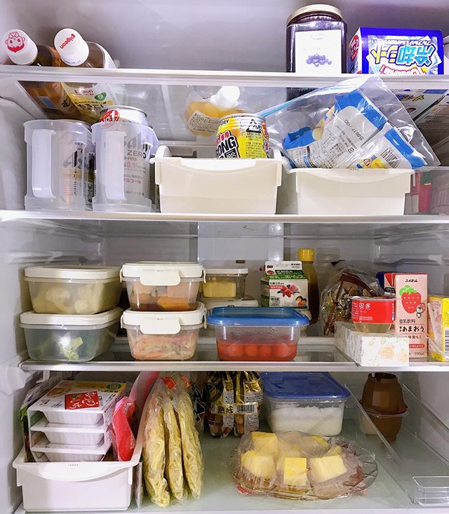 口コミ投稿：冷蔵庫整理✨便利だし積みやすいし見栄えよしだから@risu_official_jp のフードコンテ…