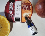 【ビタミンC30％高濃度美容液】たるみ毛穴とTゾーンのテカリ、頬のシミに使ってみました、#CCラボプレミアムセラム 。ピュアビタミンCとビタミンC誘導体で肌表面と角質層にアプローチ( 〃▽〃)…のInstagram画像