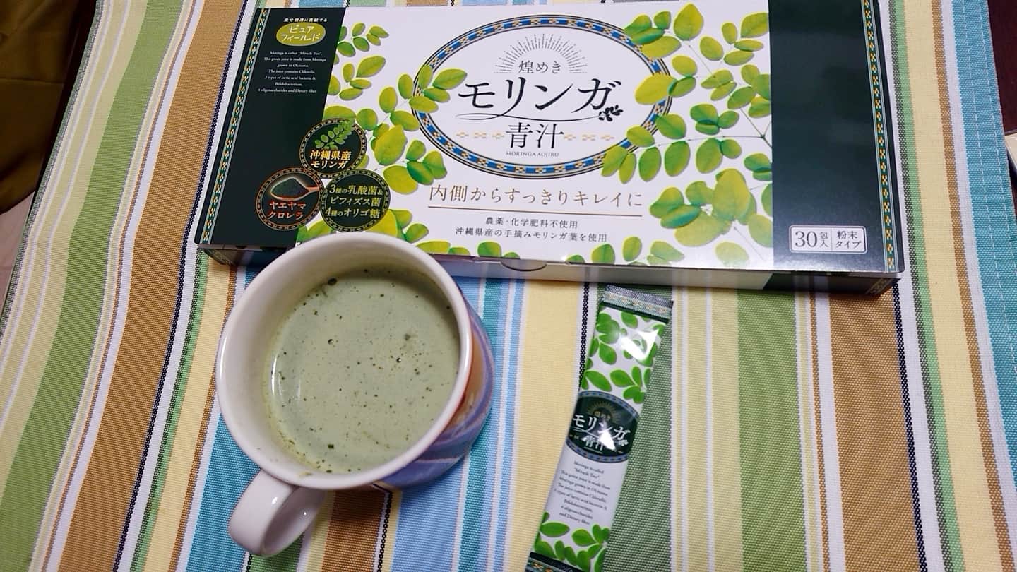 口コミ投稿：【モリンガ青汁】---清田産業株式会社さまのモリンガ青汁を試しました❗-「煌めきモリ…