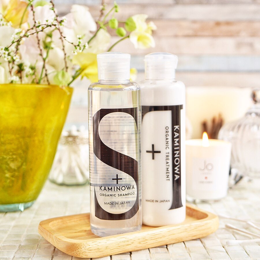 口コミ投稿：KAMINOWA Organic Shampoo + Hair Treatment﻿200ml x 2  4,360yen﻿✄ ---------------…
