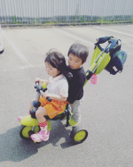 #三輪車 #3月3日は三輪車の日 #アイデス #monipla #ides_fan我が家の登園スタイル。。過去picのInstagram画像