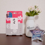 ♡♡♡.@awaoffton_official から発売されているフェイスマスク｢雪姫輝肌｣を使ってみました^-^数種類ある中から、山形の日本酒を使った六歌仙という種類を使ってみたよ★…のInstagram画像
