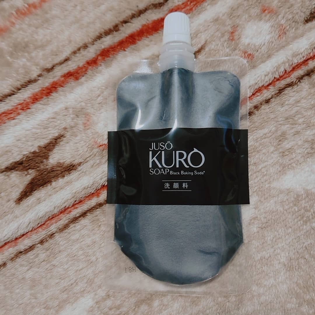 口コミ投稿：JUSO KURO SOAP［重曹洗顔］を使用しました♥️毛穴の開き、黒ずみがずっと気になって…