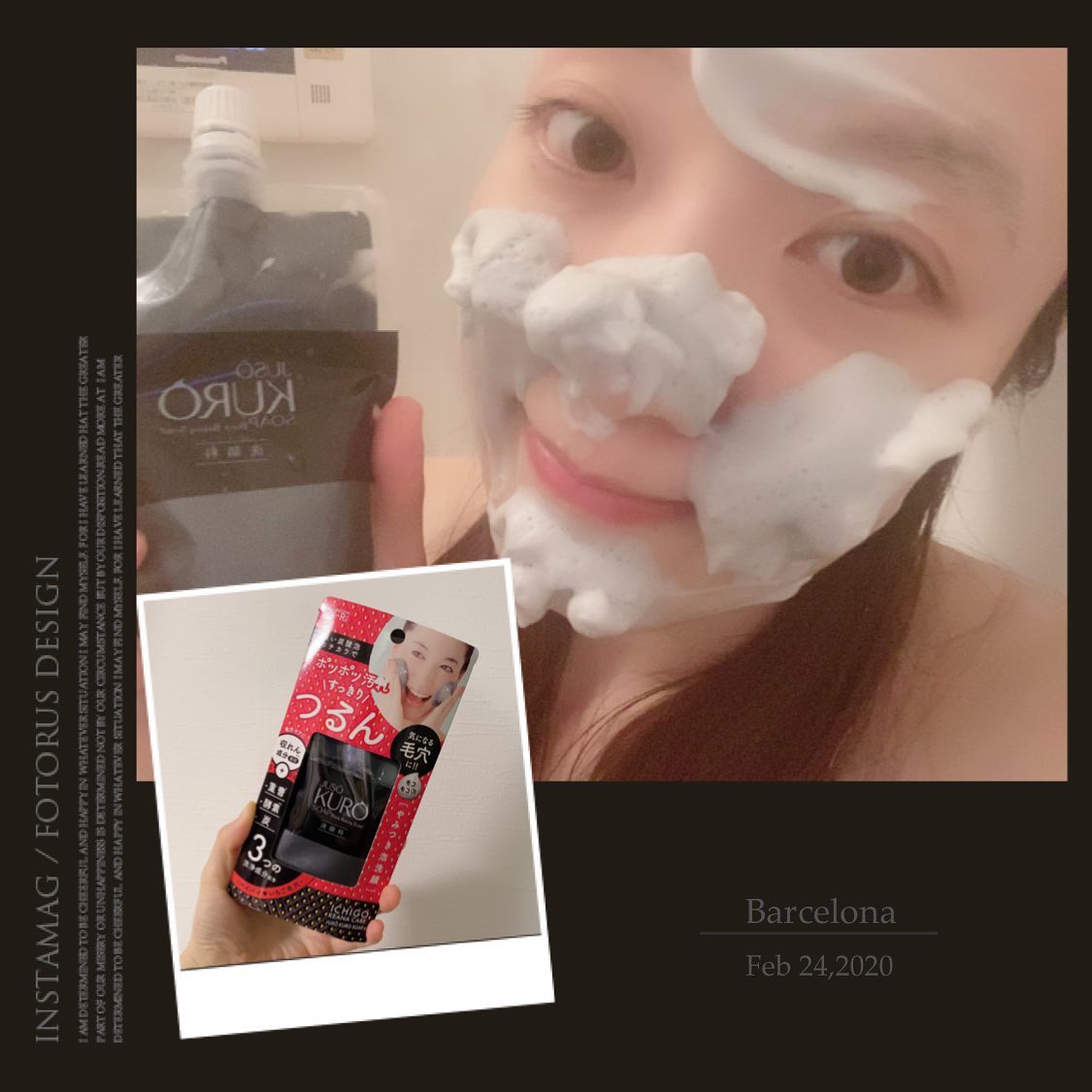 口コミ投稿：モコモコの濃密炭酸泡で毛穴汚れもスッキリ✨﻿﻿GR株式会社　﻿JUSO KURO SOAP［重曹洗…