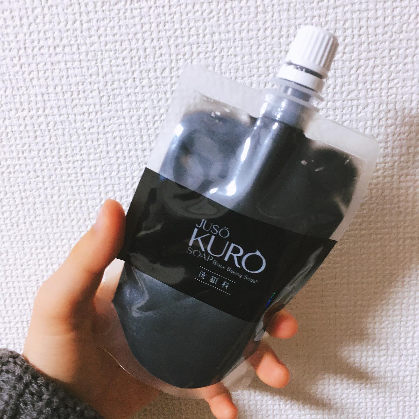 口コミ投稿：JUSO KURO SOAP使ってみました🐣毛穴のザラつきを落としてくれる洗顔です☺️重曹と酵素…