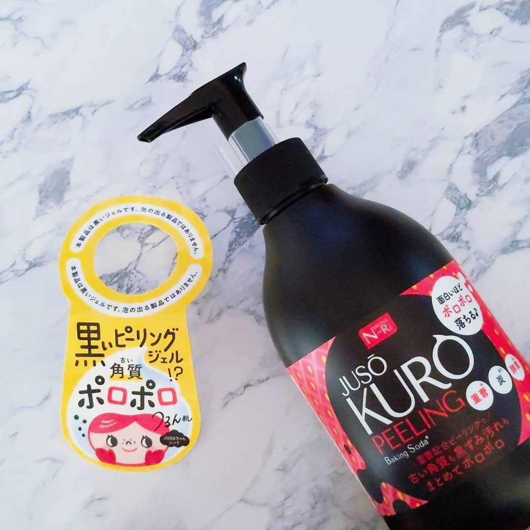 口コミ投稿：JUSO KURO PEELING［重曹ピーリング］━─━─━─━─━─━─━─━─━─━─重曹と炭のＷ効果！黒いジ…