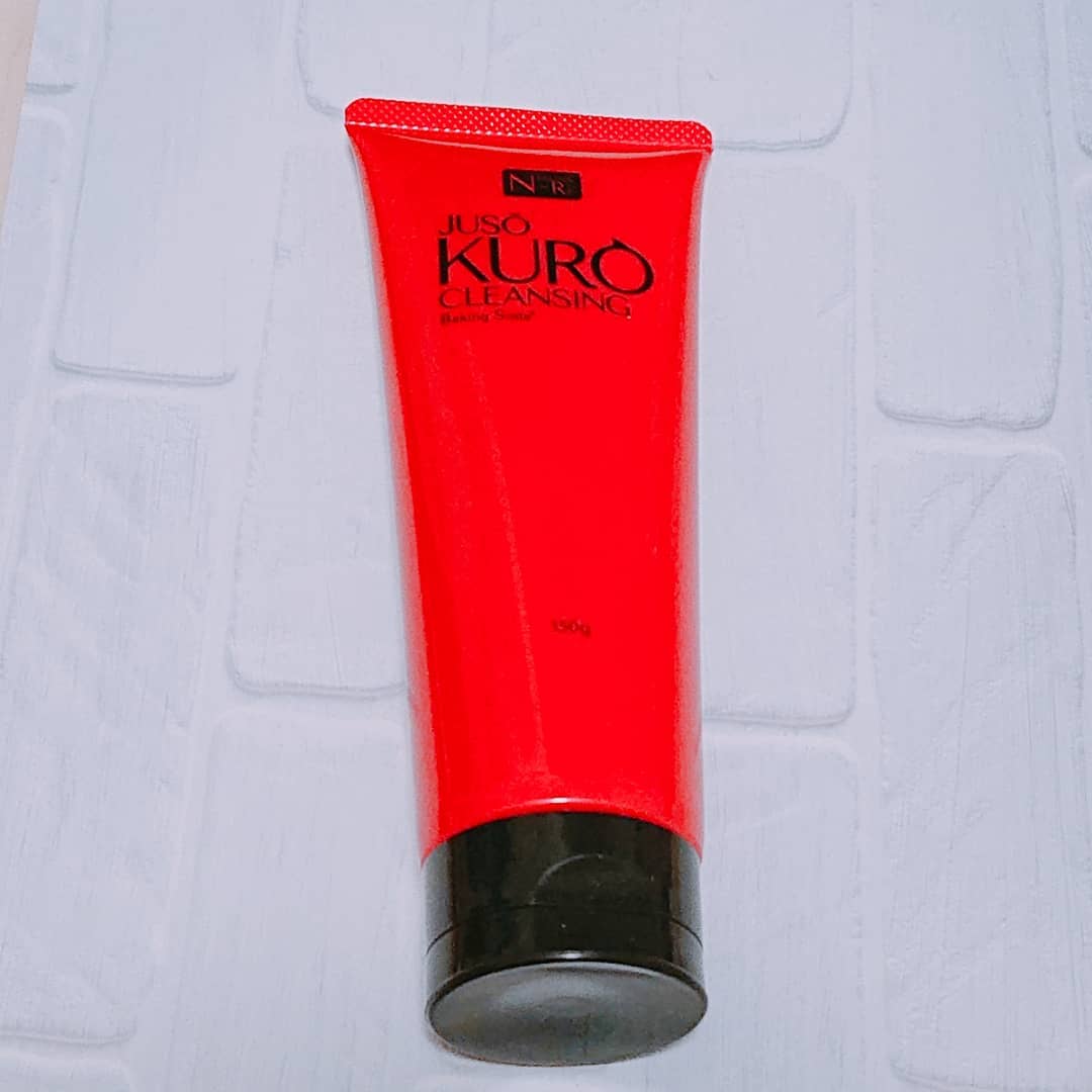 口コミ投稿：JUSO KURO CLEANSING使ってみましたー！乾いた肌に使わないといけないのが少し面倒か…