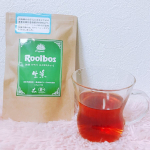 ⭐️ オーガニック 生葉（ナマハ）ルイボスティー⭐️﻿﻿﻿﻿生葉（ナマハ）ルイボスティーは、蒸気を使うことであえて発酵を止める、日本の緑茶のような製法でつくられた特別なルイボスティーだ…のInstagram画像