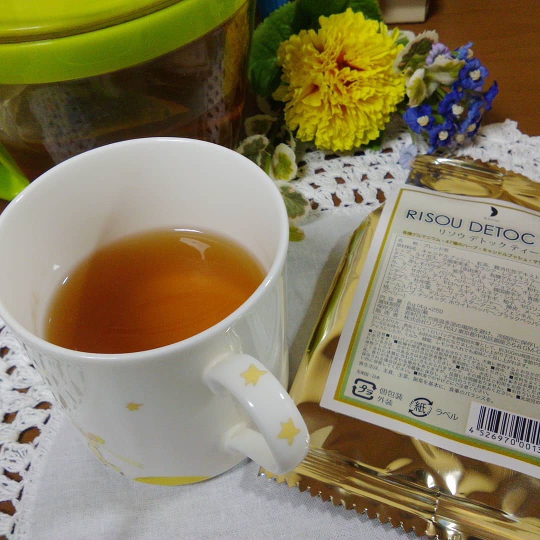 口コミ投稿：リソウコーポレーションのRisou detox teaです♡7種類の美容成分と47種類の厳選された…