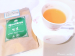 ﻿▷オーガニック 生葉（ナマハ）ルイボスティー﻿﻿﻿ルイボスティーの中でも﻿オーガニック認証を取得した最高級グレードの茶葉を100％使用しているんだとか🌱💕﻿﻿﻿✔︎蒸…のInstagram画像