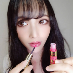 .新しいリップ💄💋..けっこう冒険した色！..シャインリッチ　オールインワンティント.ティントグロスリップカラーリップバームの1本で4役♥.…のInstagram画像