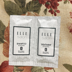 .🍀ELLE Salonシャンプー&コンディショナーサンプル🍀.いただいたので2日間つづけて使ってみました🎵..♦︎シャンプー写真2枚目のクリアでゆるめのテ…のInstagram画像