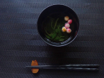 こんにちは✨..島根県産　「いづもなでしこ」のどぐろスープ✨..出汁だけでとっても美味しいからびっくりした👀三つ葉と麩を入れてお吸い物にしたよ😊🌸✨..…のInstagram画像
