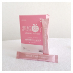 ❤︎潤姫  桃子‪‪❤︎‬﻿﻿﻿﻿飲むセラミド✨﻿﻿﻿45g  1.5g×30本 ￥2,980 +  tax﻿﻿﻿潤姫桃子』は、 100％国産米由来の﻿グル…のInstagram画像
