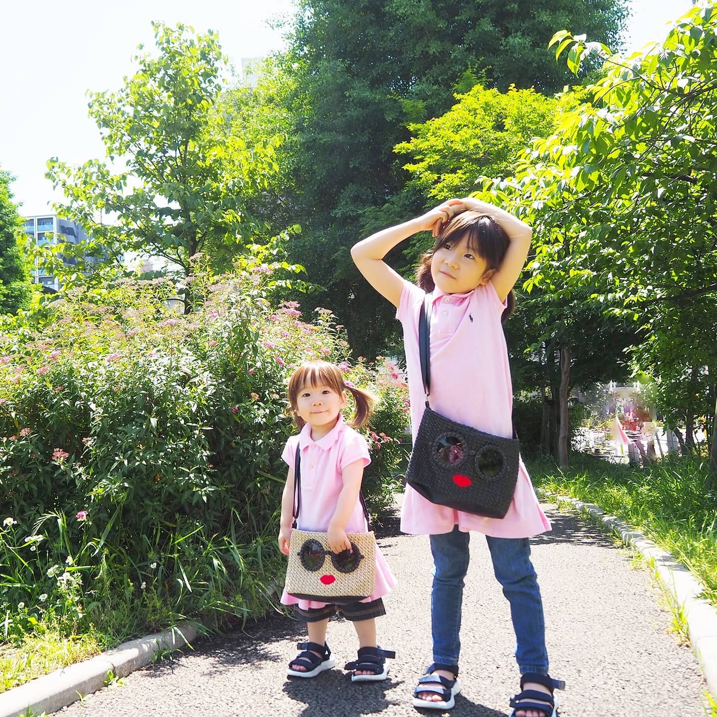 口コミ投稿：こんばんは！﻿今日も暑かったですね。﻿﻿姉妹でお気に入りのポロのお揃いワンピースを…
